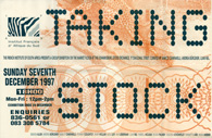 Taking Stock Poster